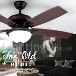 52" Country Retro Rustic Lodge Vintage Takfläkt