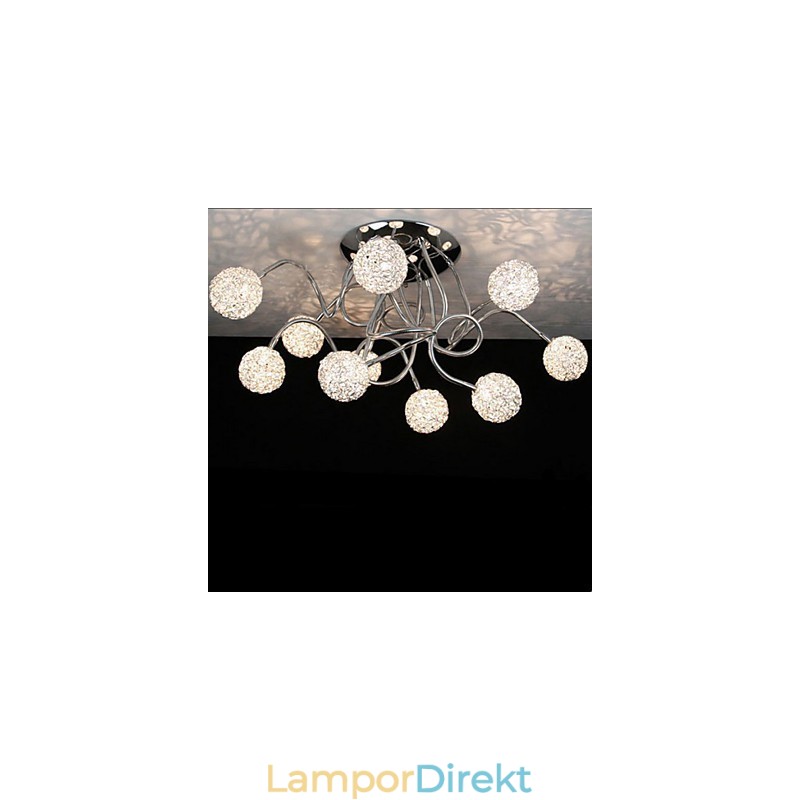 Enkel Iron Ceiling Rund Iron Creative Lampa Lampa Aluminium Wire Lampa