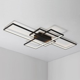 Modern Samtida Aluminiummålning Taklampa Infälld Vägglampa Med Fjärrkontroll Dimmer För Vardagsrummets Sängrum Kan Även Användas Som Vägglampa