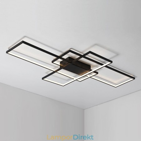 Modern Samtida Aluminiummålning Taklampa Infälld Vägglampa Med Fjärrkontroll Dimmer För Vardagsrummets Sängrum Kan Även Användas Som Vägglampa Modern Samtida Aluminiummålning Taklampa Infälld Vägglampa Med Fjärrkontroll Dimmer För Vardagsrummets Sängrum Kan Även Användas Som Vägglampa