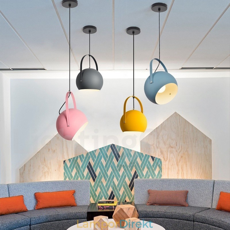 Northern Europe Steel Lighting Exhibition Store Pendellampa