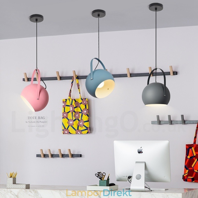 Northern Europe Steel Lighting Exhibition Store Pendellampa