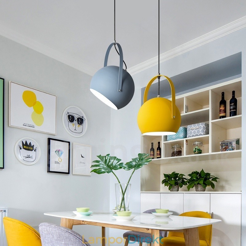Northern Europe Steel Lighting Exhibition Store Pendellampa