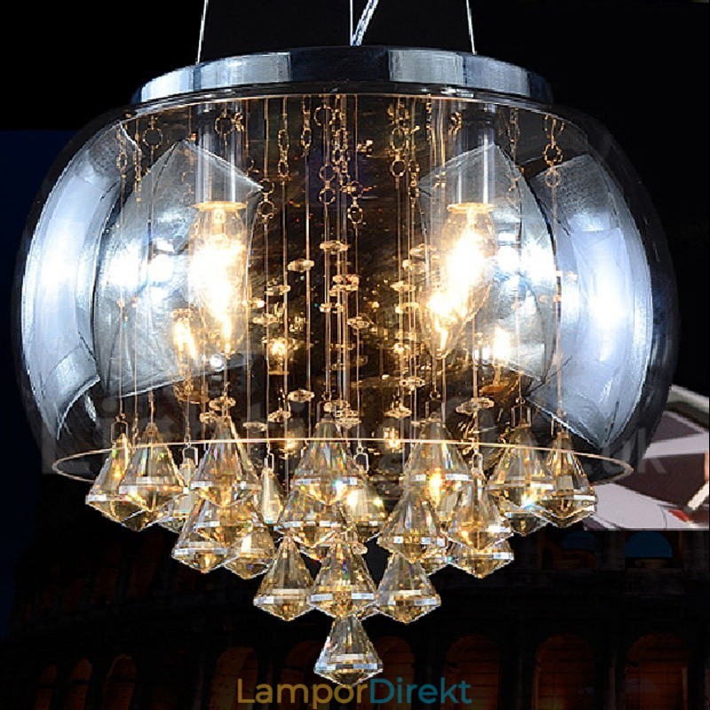 Modern Och Modern Crystal Lighting Butikslampa