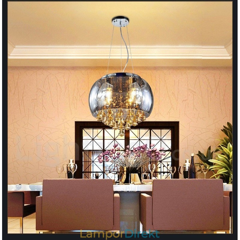 Modern Och Modern Crystal Lighting Butikslampa