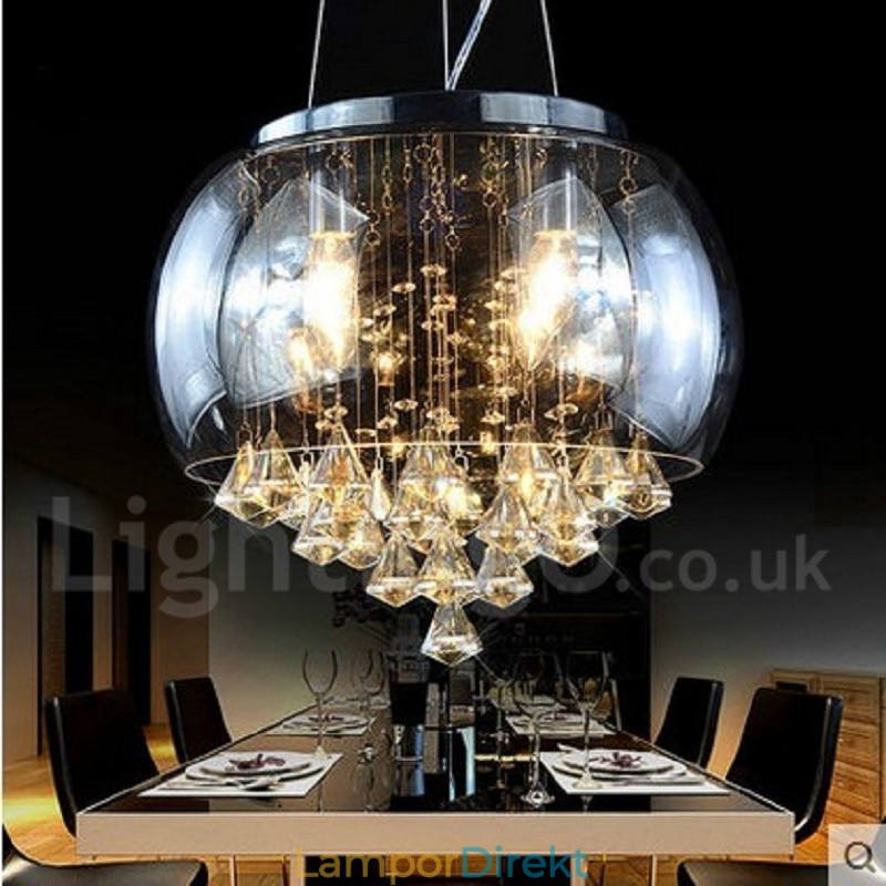 Modern Och Modern Crystal Lighting Butikslampa