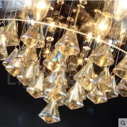 Modern Och Modern Crystal Lighting Butikslampa