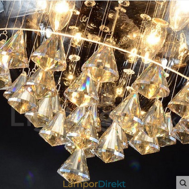 Modern Och Modern Crystal Lighting Butikslampa