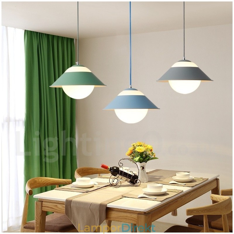 Pendellampa För Modern Och Modern Stålbelysning