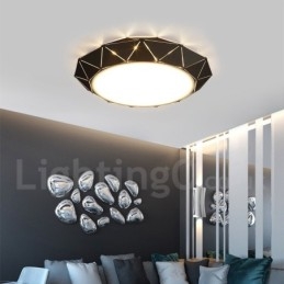 Modern Samtida Stålbelysning Store Taklampa