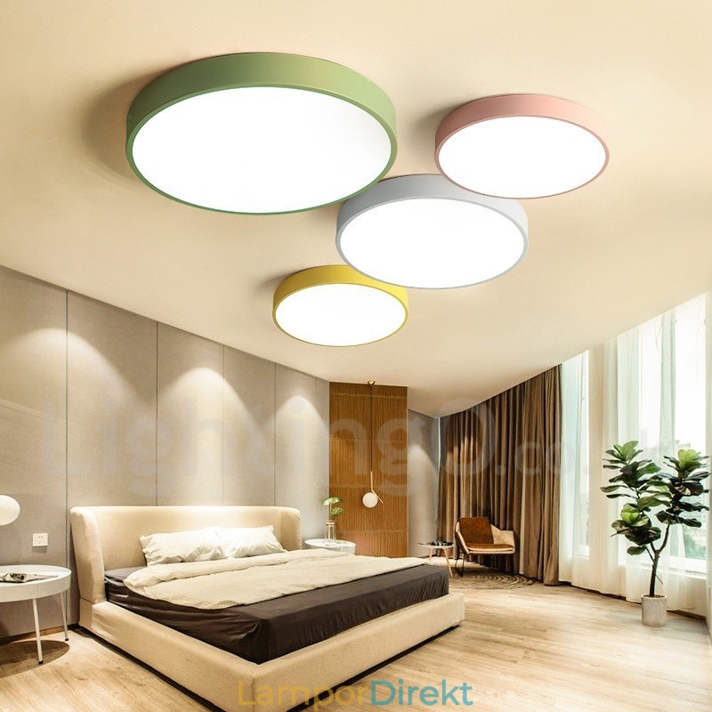 Multi Colors Modern Contemporary Steel Lighting Taklampa