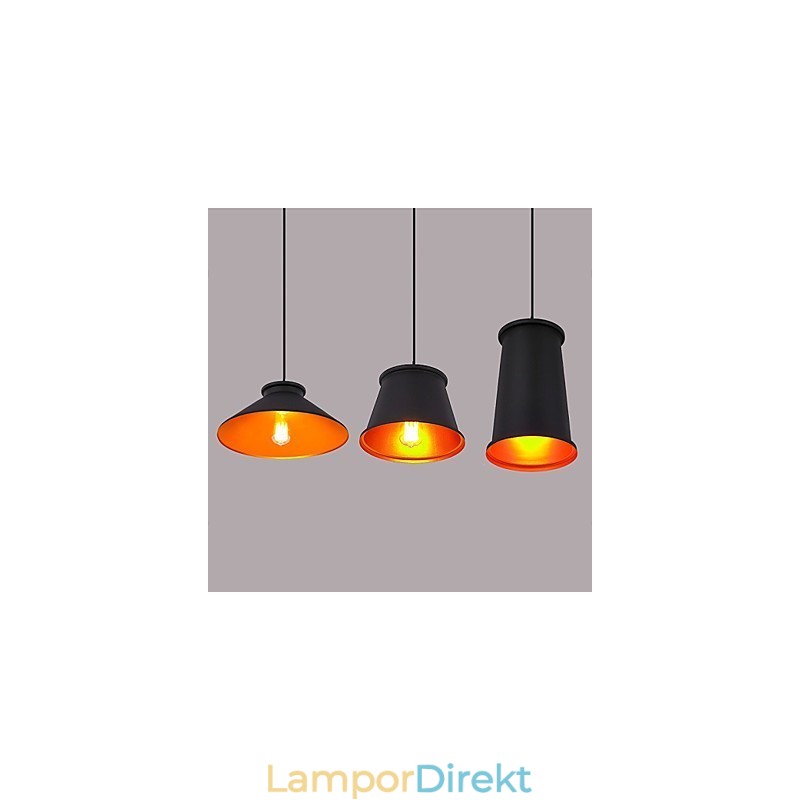 Ljuskrona Mini Style Modern Contemporary Metal 3 Light Pendel Light
