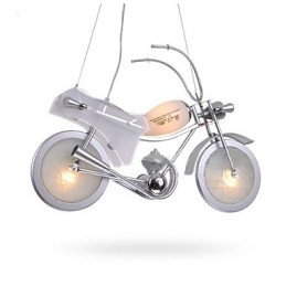 Motorcykellampa Tecknad Belysning Pojkelampa Barnlampor