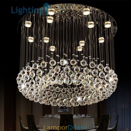 Kristallkrona Modern Bird Nest Lyx Duplex Taklampa Kristallkrona Modern Bird Nest Lyx Duplex Taklampa