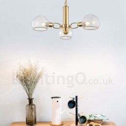3 Lights Nordic Postmodern Creative Glass Magic Bean Ljuskrona