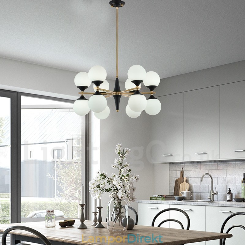 Nordic 12 Bulb Lighting Chandelier Lights Magic Bean Lamp Creative Lamps