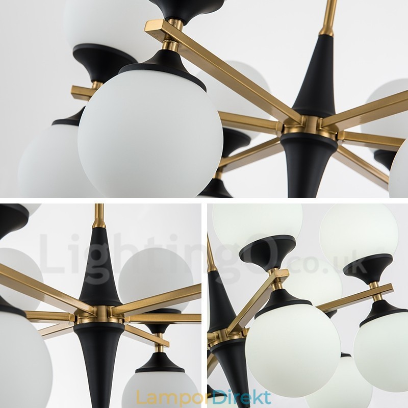 Nordic 12 Bulb Lighting Chandelier Lights Magic Bean Lamp Creative Lamps