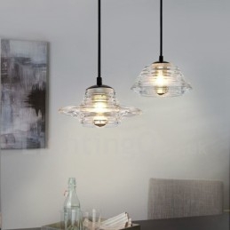 Enkelt Huvud Glas Taklampa Cafe