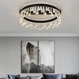 Modernt Minimalistiskt Kreativt Cirkulärt Takkristallljus
