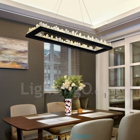 Nyaste Design Rektangel Kristall Taklampa Nyaste Design Rektangel Kristall Taklampa