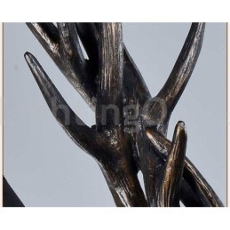 6 Ljus Rustik Konstnärlig Retro Antler Svart Vintage Ljuskrona