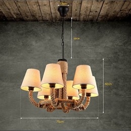 Country Designers Andra Metal Chandelier