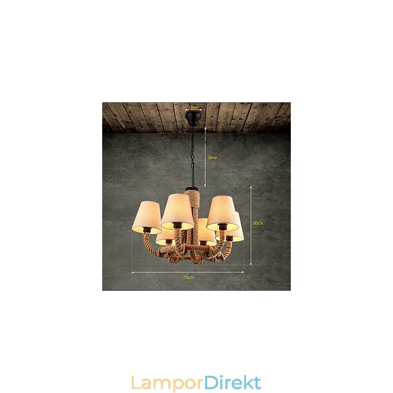 Country Designers Andra Metal Chandelier