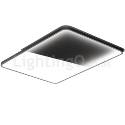 Modern Minimalist Ultratunna 5 Cm Aluminiumrektangel För Infällda Taklampor