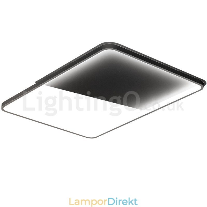 Modern Minimalist Ultratunna 5 Cm Aluminiumrektangel För Infällda Taklampor