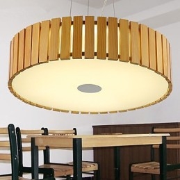 Ljuskrona Mini Style Lantern Trä Bambu