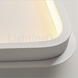 Modern Minimalist Ultratunna 5 Cm Aluminiumrektangel För Infällda Taklampor