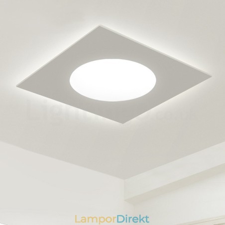 Modern Stilfull Tunn Fyrkantig Infälld Taklampa Modern Stilfull Tunn Fyrkantig Infälld Taklampa