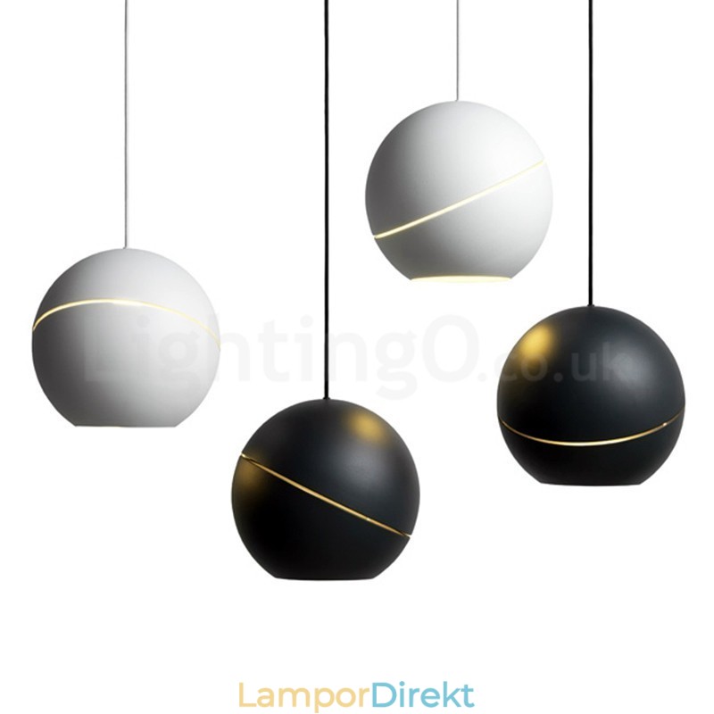 Modern Kulformad Taklampa Vid Sängkanten