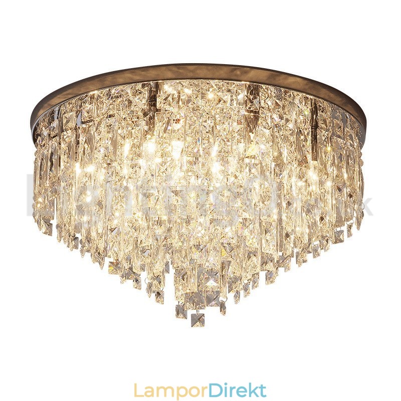 Moderna Infällda Taklampor Crystal Lights