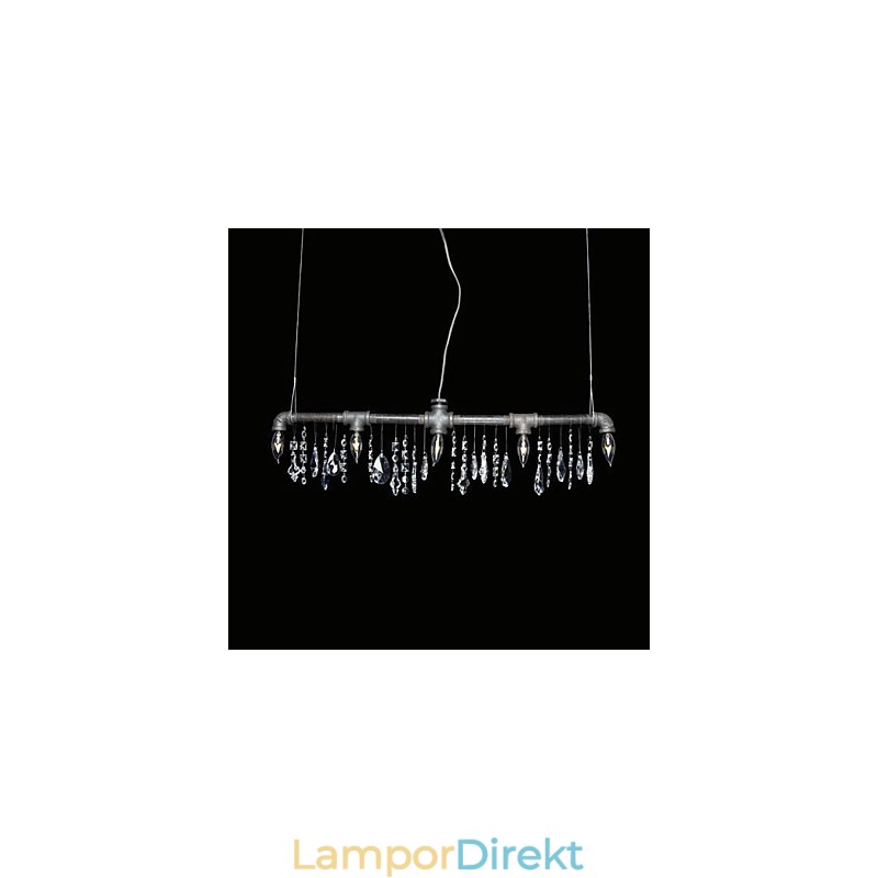 North American Style Creative 5 Light Chandelard I Pipe Design