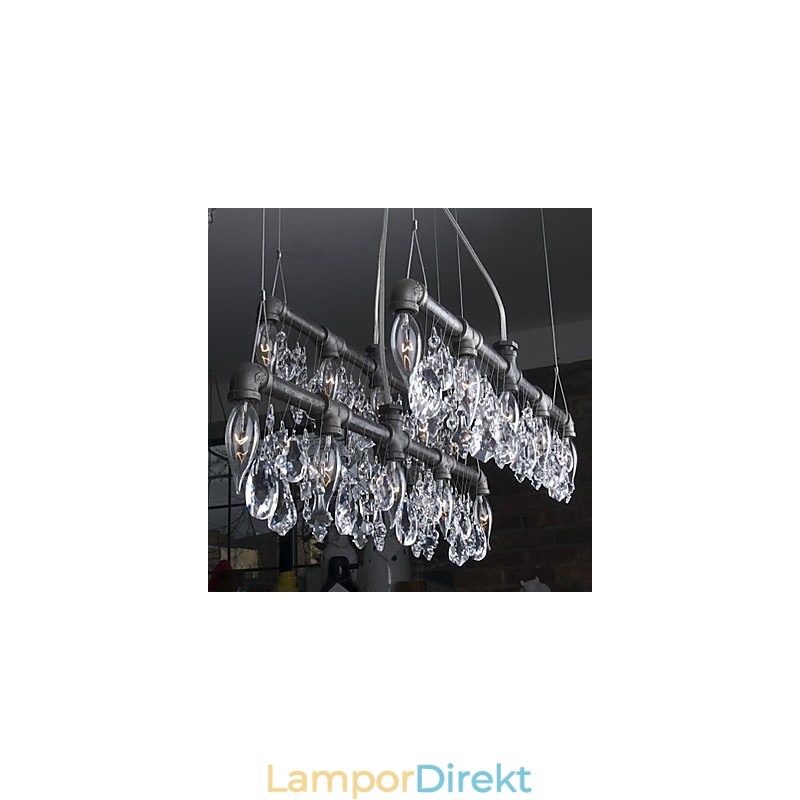 North American Style Creative 5 Light Chandelard I Pipe Design