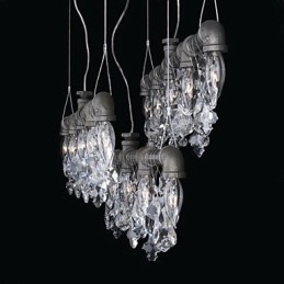 North American Style Creative 5 Light Chandelard I Pipe Design