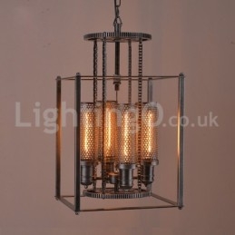 Retro Iron Gear Pendel Light Cafe