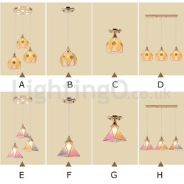 Billig 1 Light 3 Lights Modern Pendellampa