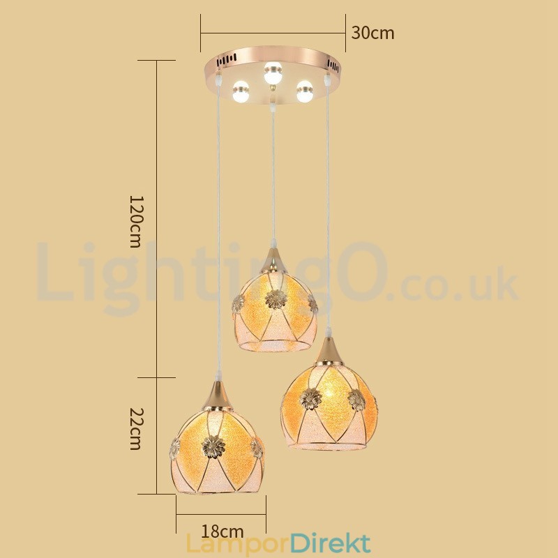 Billig 1 Light 3 Lights Modern Pendellampa
