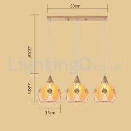 Billig 1 Light 3 Lights Modern Pendellampa