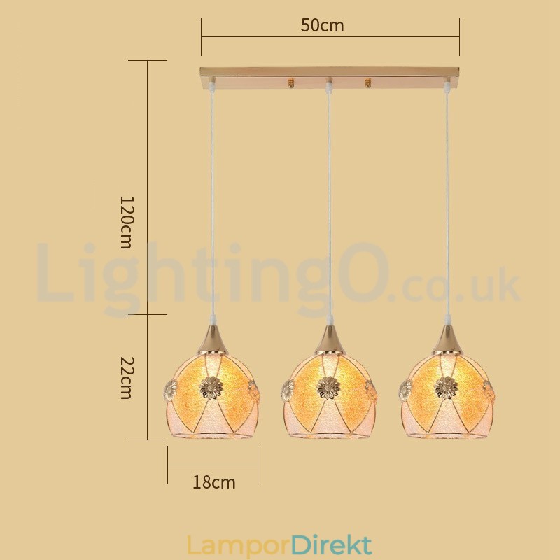 Billig 1 Light 3 Lights Modern Pendellampa