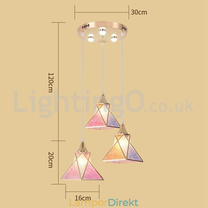 Billig 1 Light 3 Lights Modern Pendellampa