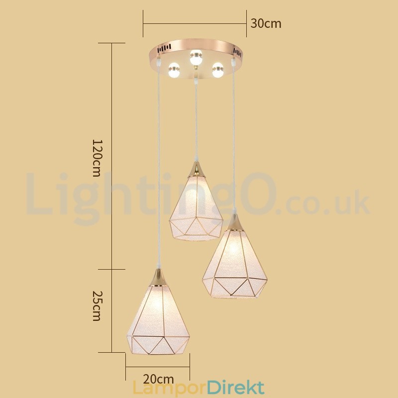Lågpris Modern 1 Light 3 Lights Pendellampa