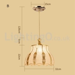 Utsökt Modern 1 Ljus Pendellampa Butik
