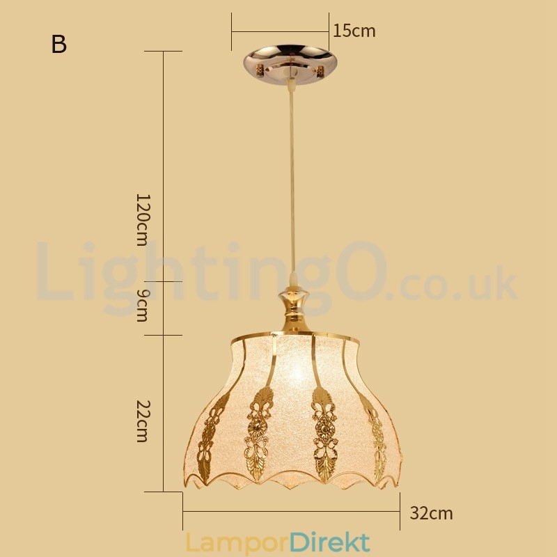 Utsökt Modern 1 Ljus Pendellampa Butik