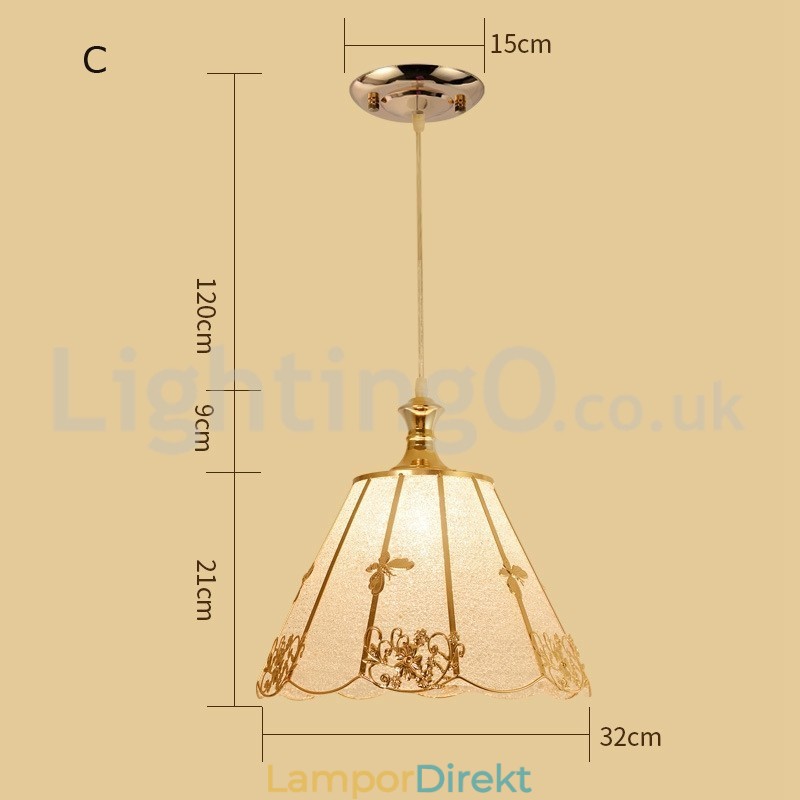 Utsökt Modern 1 Ljus Pendellampa Butik