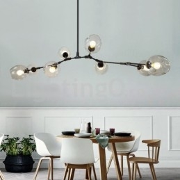 Nordic Modern Magic Bean Glaskrona Molecular Chandelier