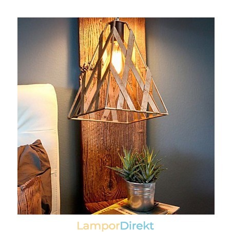 Retro Järnlampa Modern Minimalistisk Industriell Stil Ljuskrona