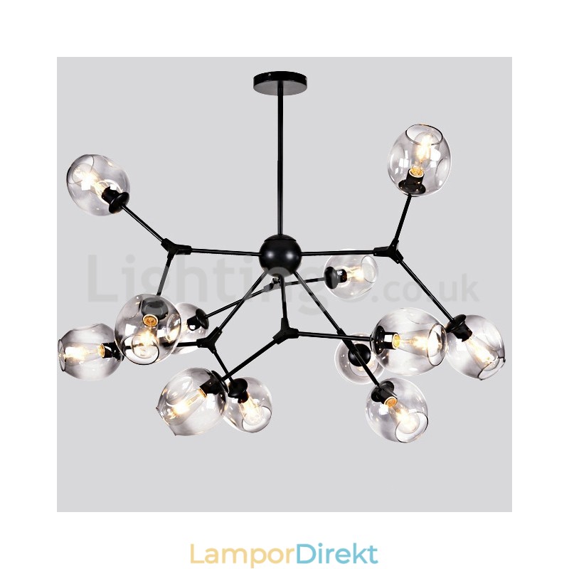 Nordic Postmodern Molecular Magic Bean Chandelier Cafe